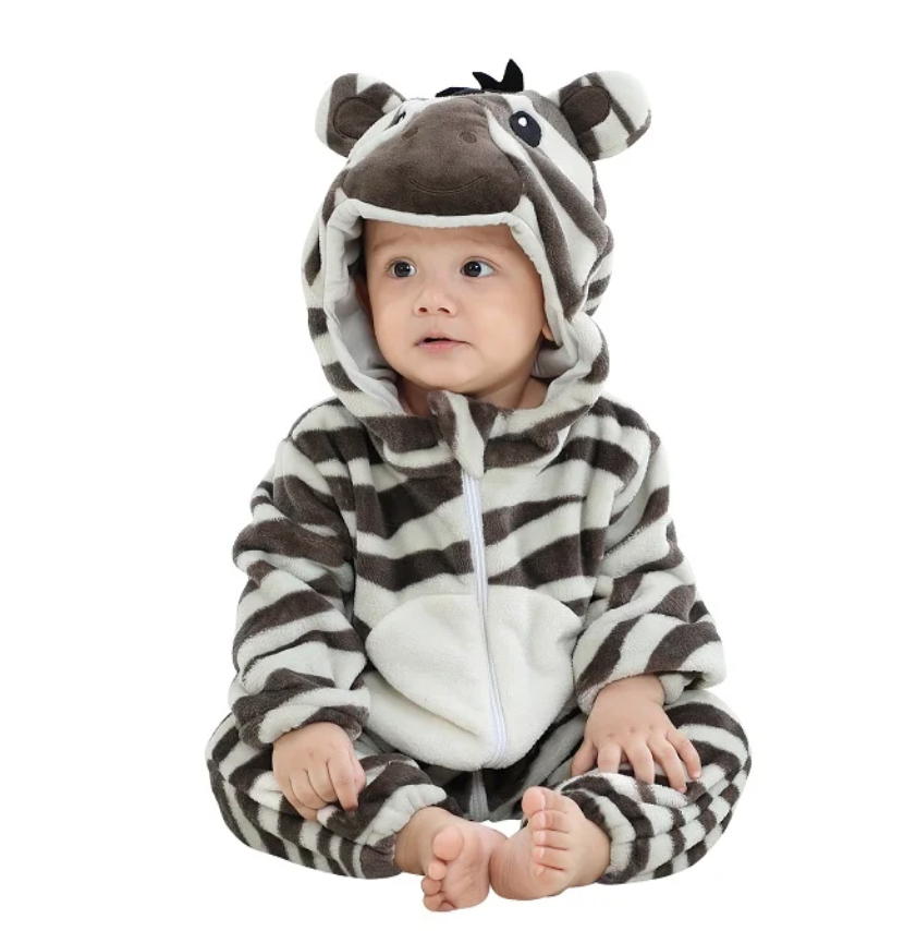CozyCubs | Flanellen Romper voor Kinderen β Schattige Speeloutfit