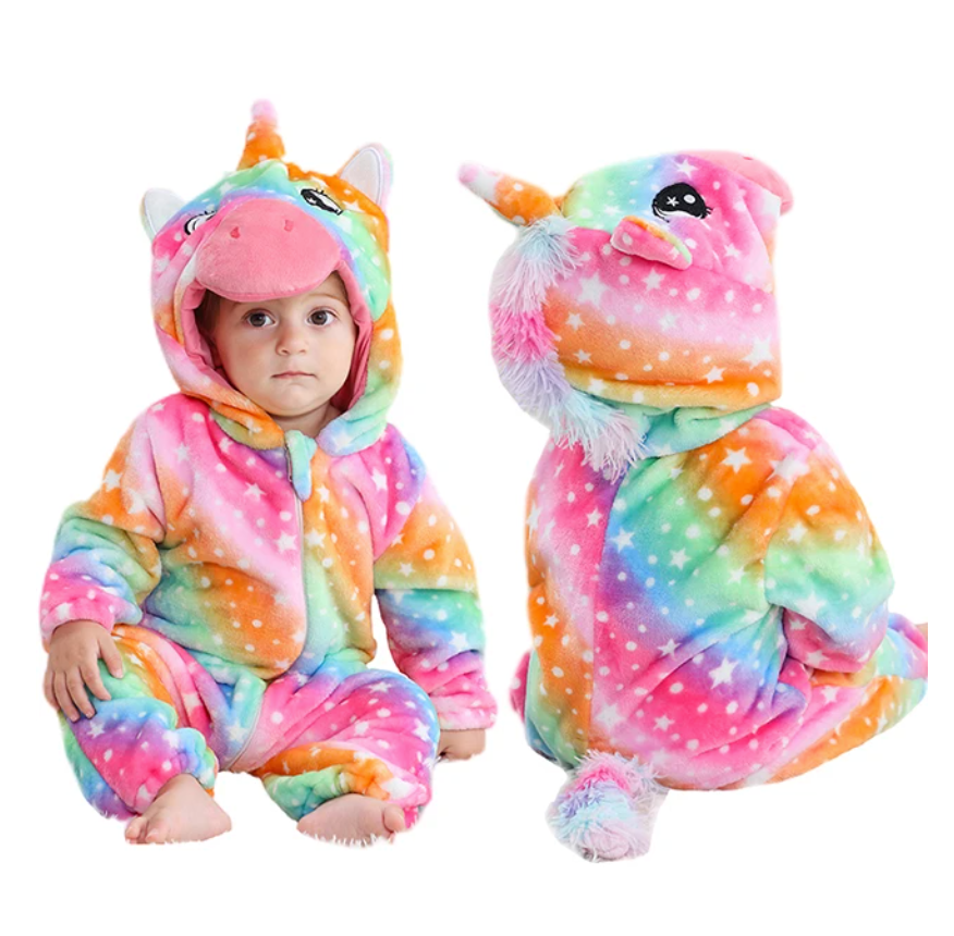 CozyCubs | Flanellen Romper voor Kinderen β Schattige Speeloutfit
