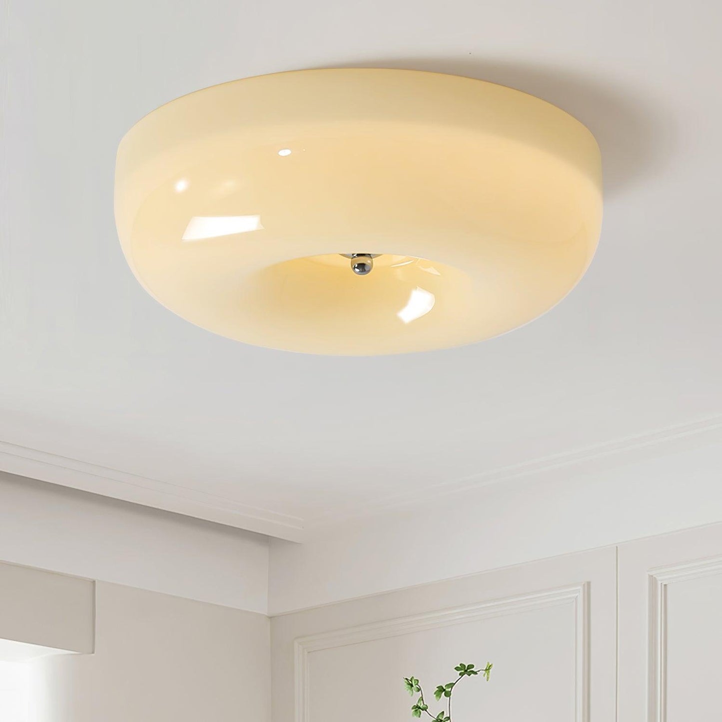 Afralia Moderne Plafondlamp van Draaiglas