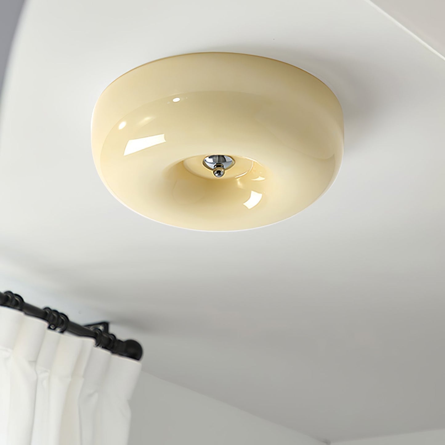 Afralia Moderne Plafondlamp van Draaiglas