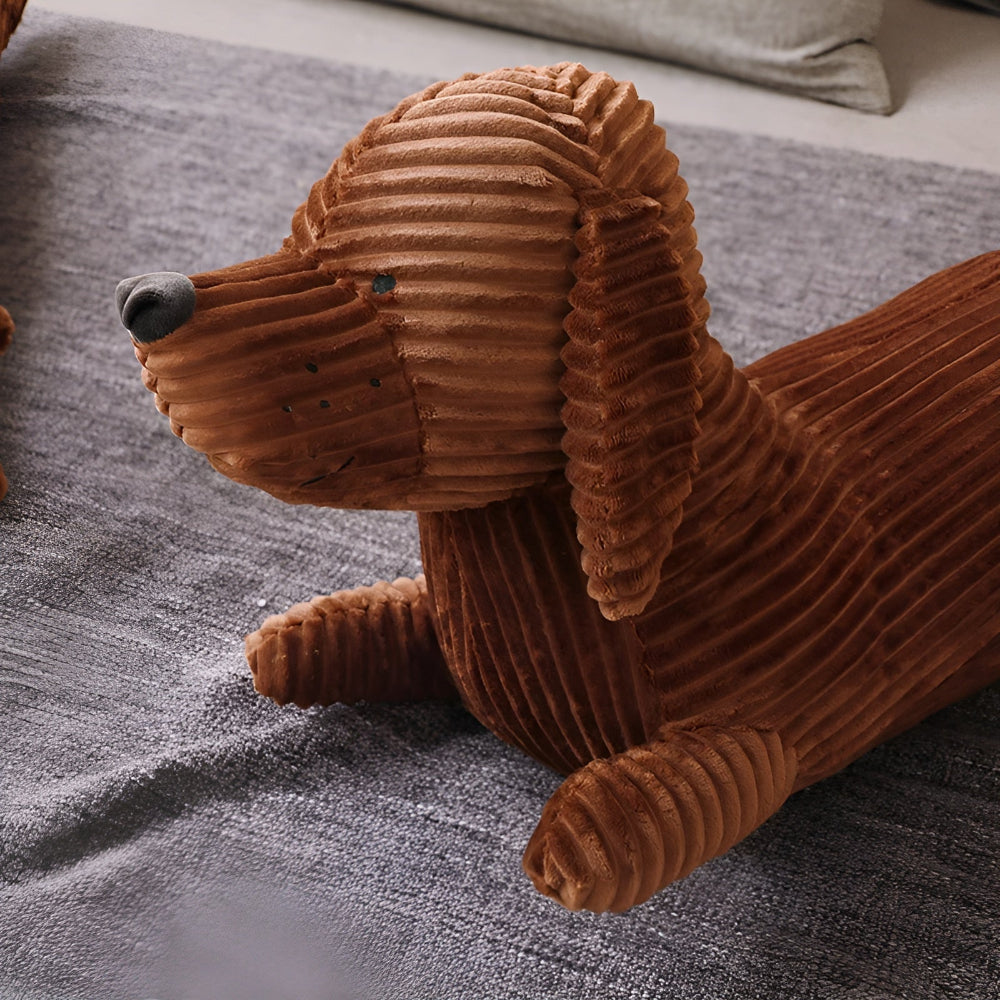 CuddlyPlush - Schattige Kordel Teckel Pluche Kussen