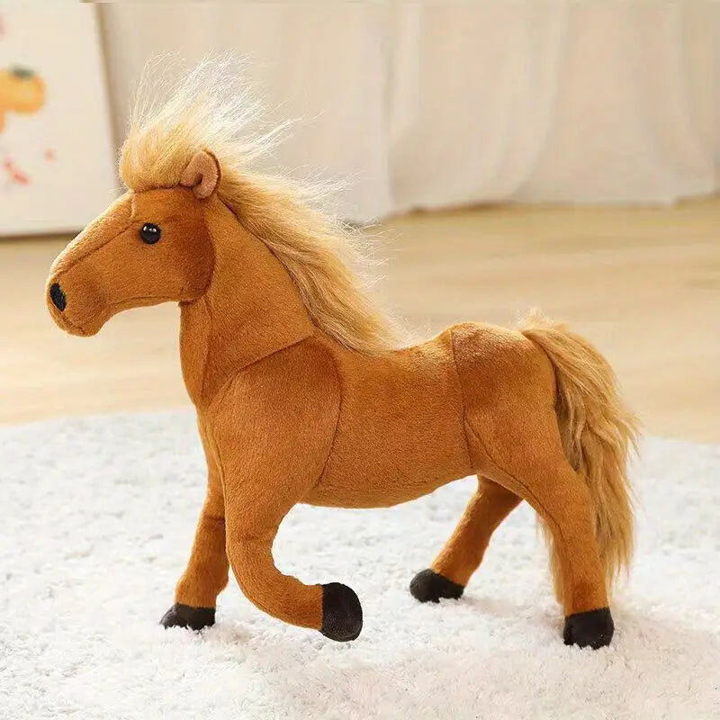 StableBuddy | Zachte Pluche Paard Speelgoed voor Kinderen