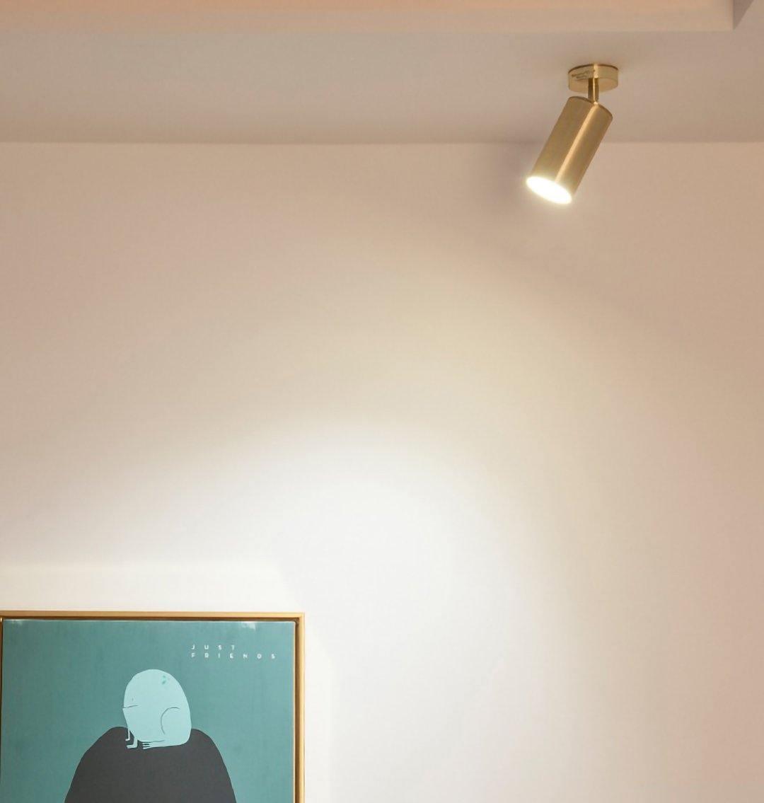 Moderne Messing Dubbele Cilinder Verstelbare Wandspot