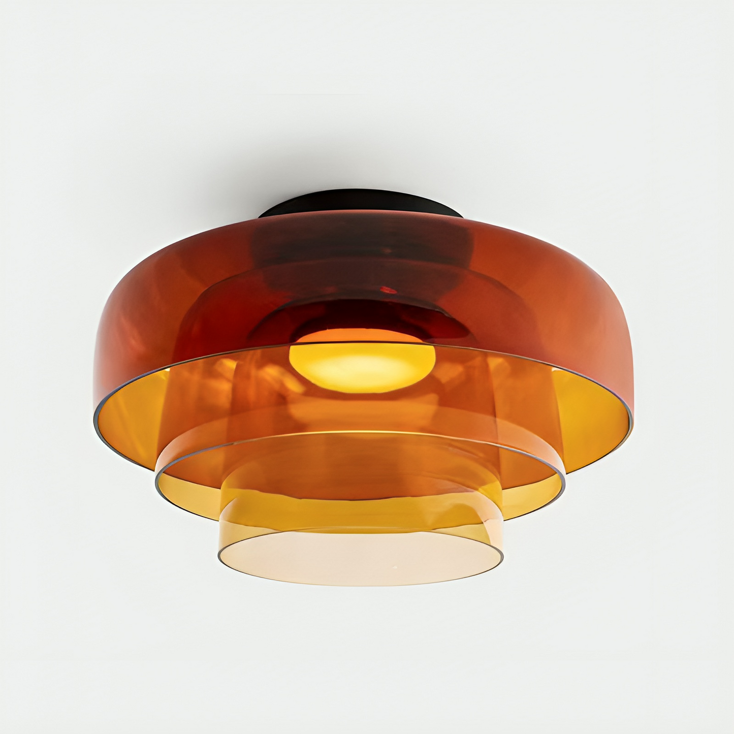 Nordic Bauhaus Glazen Laag Hanglamp