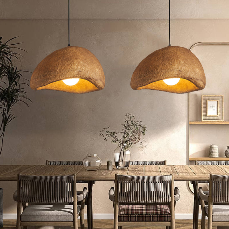 Wabi-Sabi Koffie Cloud Japandi Hars Hanglamp