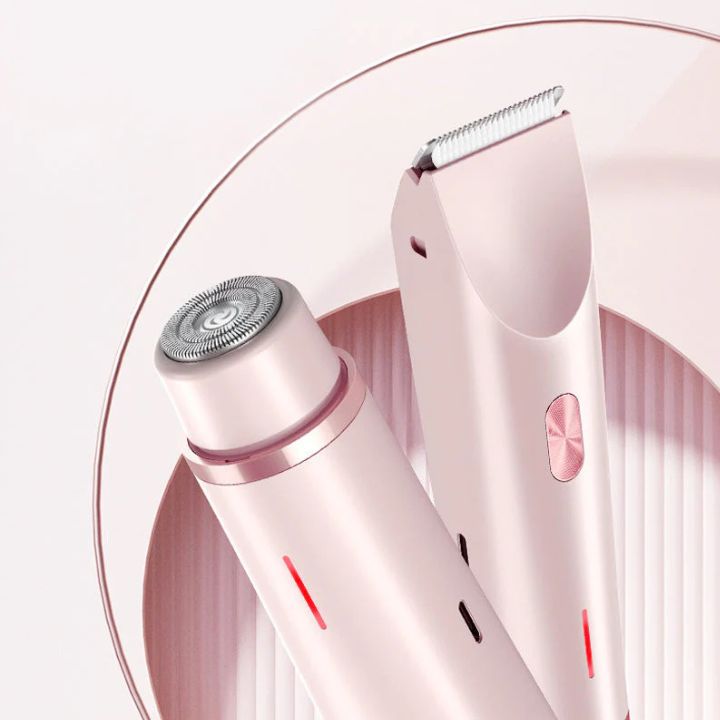 Dames 2-in-1 Trimmer voor Gezicht en Lichaam