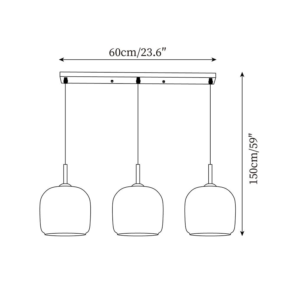Juni Hanglamp Ontwerp Rookglas