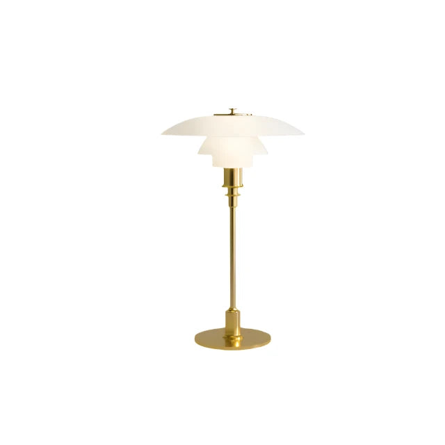 Scandinavische LED-tafellamp van glas – 3-scherm ontwerp