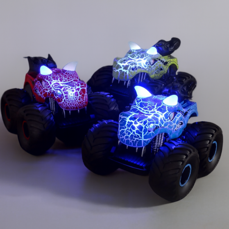 DinoBlaze | RC Monster Truck met LED Lichten en Rookeffect