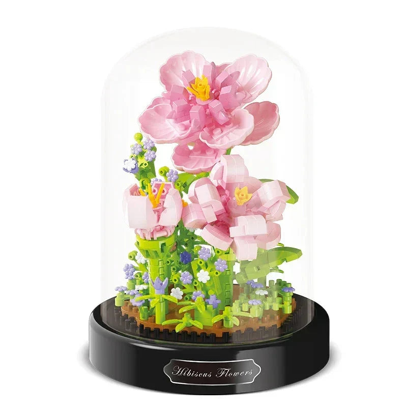 BloomBrick DIY Micro Bloemen Bouwstenen | Mini Baksteen Puzzel | Huisdecoratie & Cadeau-idee voor Kinderen