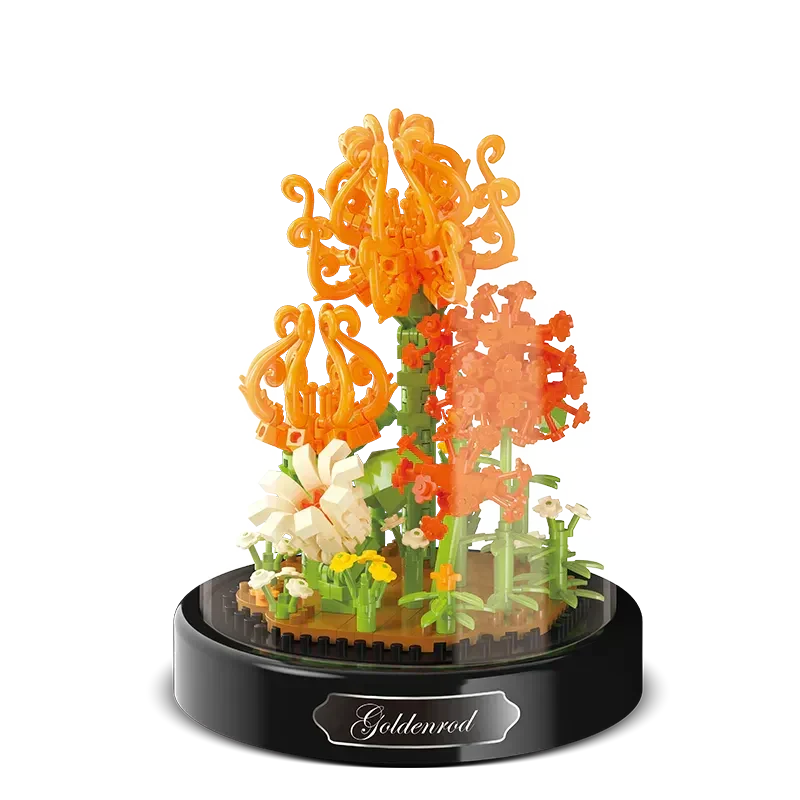 BloomBrick DIY Micro Bloemen Bouwstenen | Mini Baksteen Puzzel | Huisdecoratie & Cadeau-idee voor Kinderen