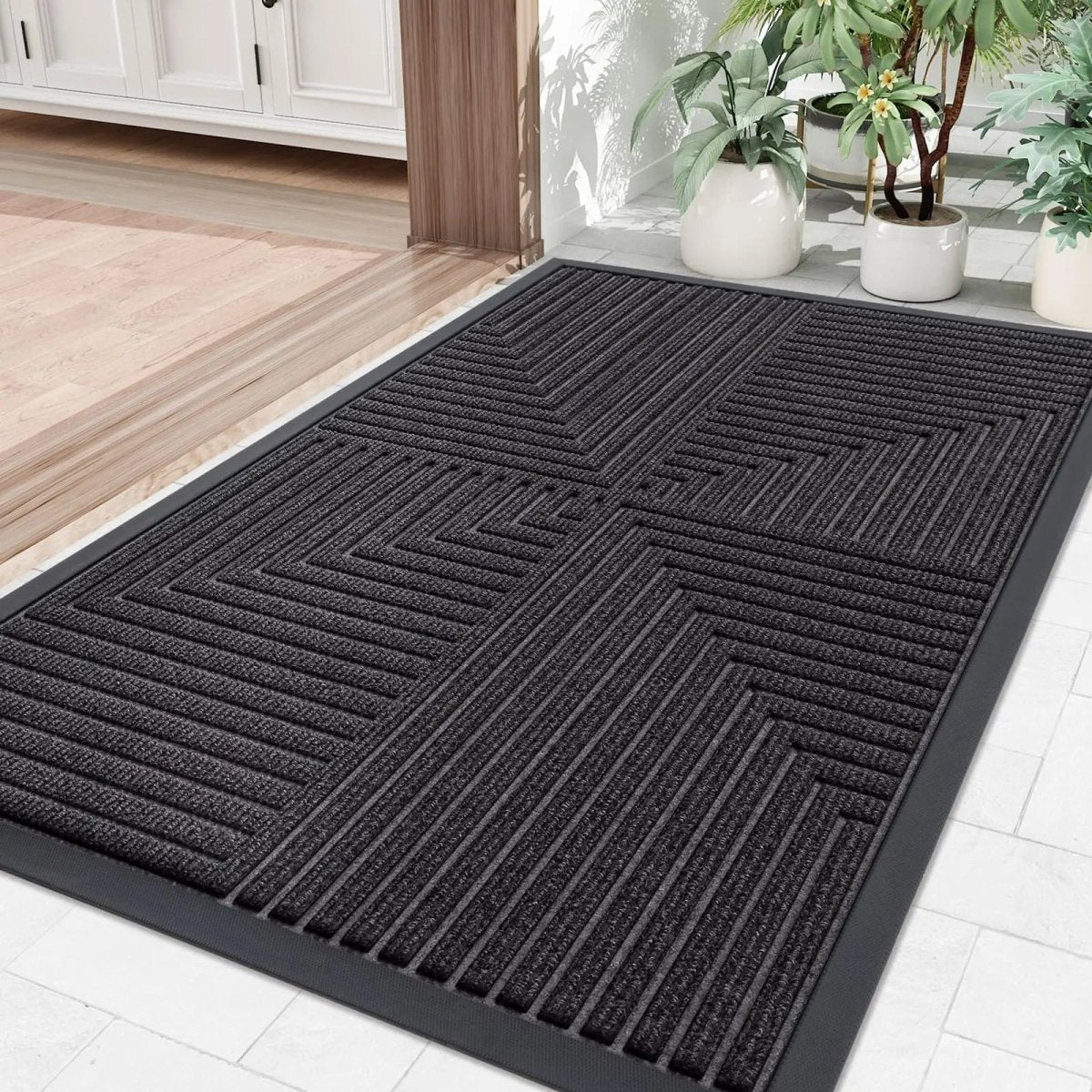 Deurmat Buiten Met Antislip Achterkant En Vuilopnemende Functie