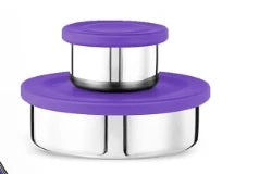 Brooddoos RVS met vakken – Bento Box 975 ml lekvrij