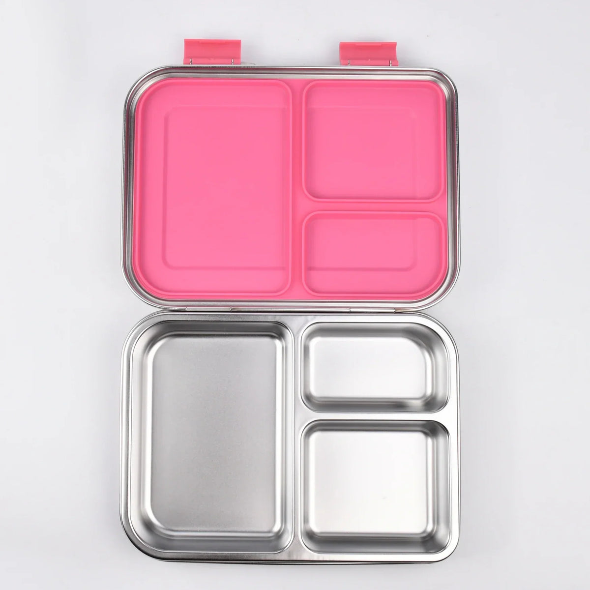 Brooddoos RVS met vakken – Bento Box 975 ml lekvrij