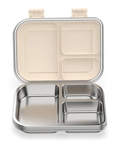 Brooddoos RVS met vakken – Bento Box 975 ml lekvrij