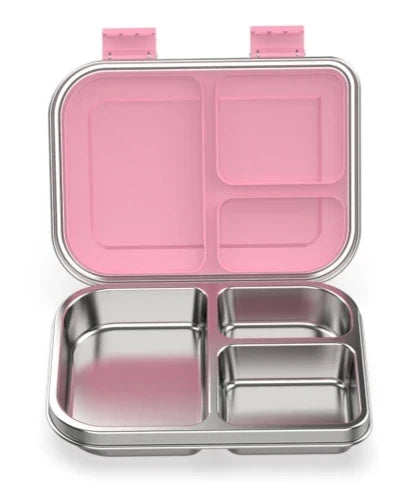 Brooddoos RVS met vakken – Bento Box 975 ml lekvrij
