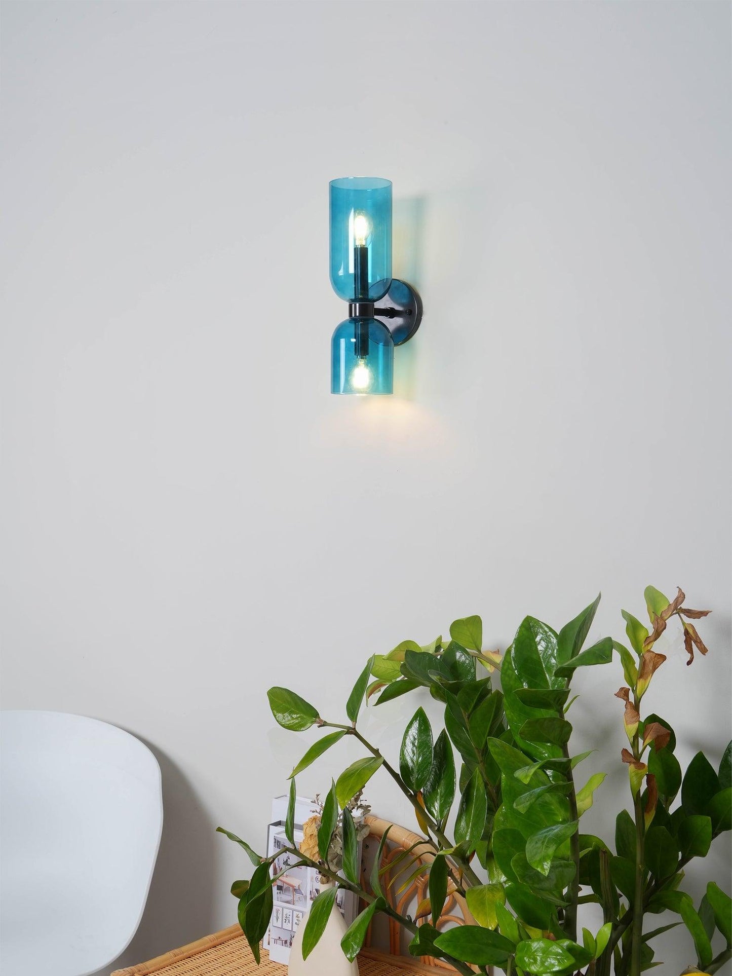 Edie Minimalistische Moderne Wandlamp van Glas