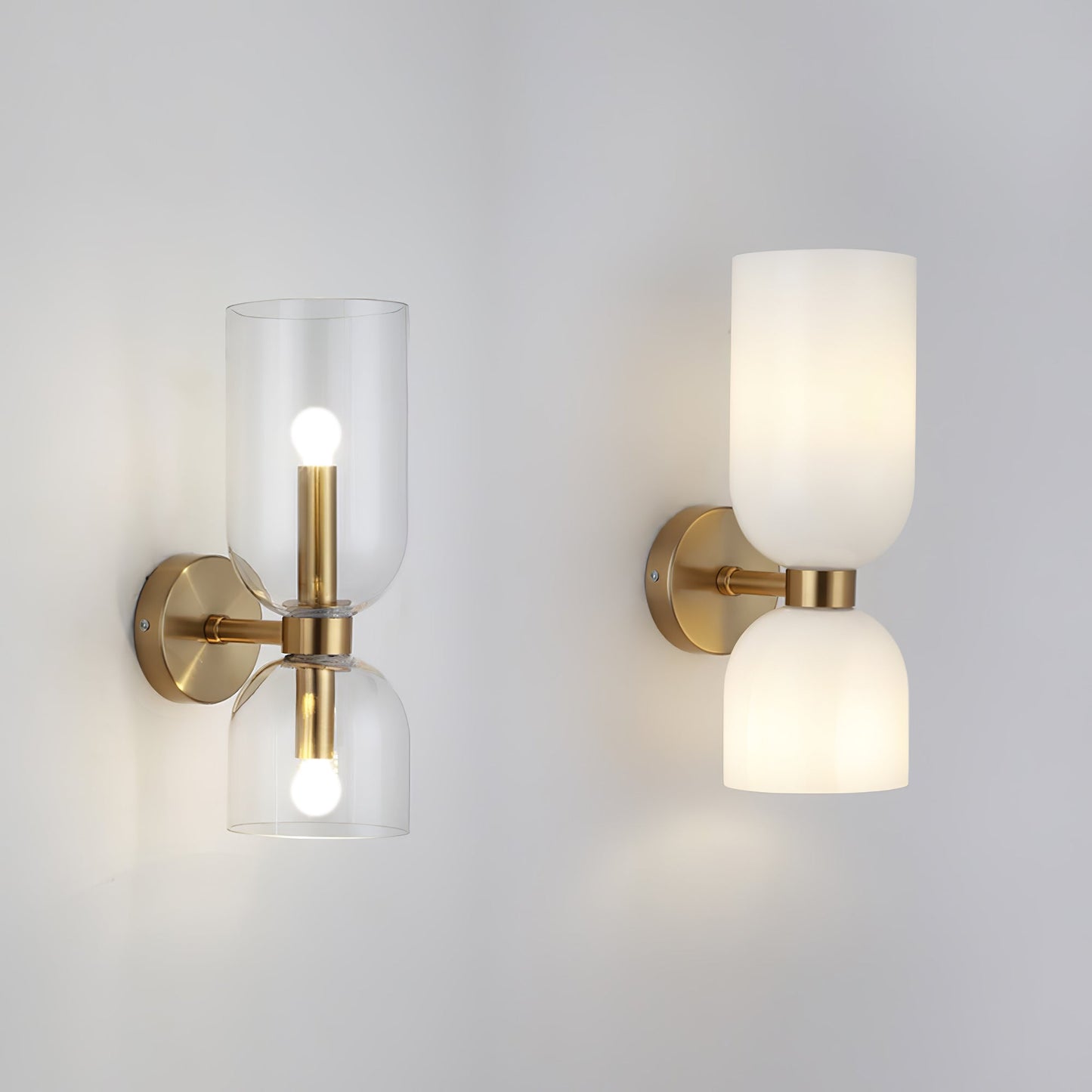 Edie Minimalistische Moderne Wandlamp van Glas