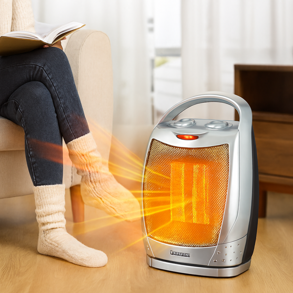 Brehn | Elektrische Ruimteverwarmer Draagbare Keramische Verwarmer Met Afstandsbediening