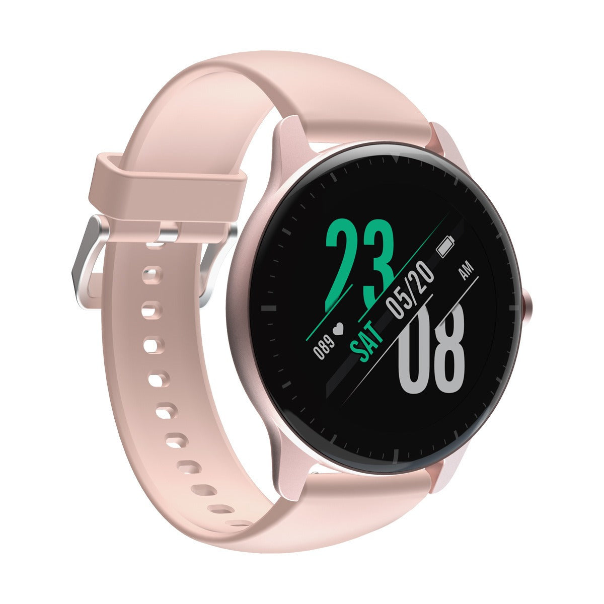 EleganceWatch | Slim Smart Horloge voor Vrouwen met Wellness Monitoring, Elegante Ontwerp en Bluetooth Verbinding