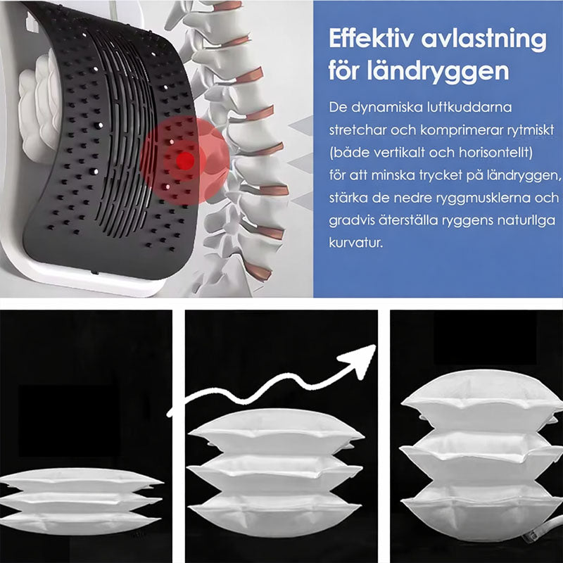 Elektrische rugstretch met opblaasbare rugstretch