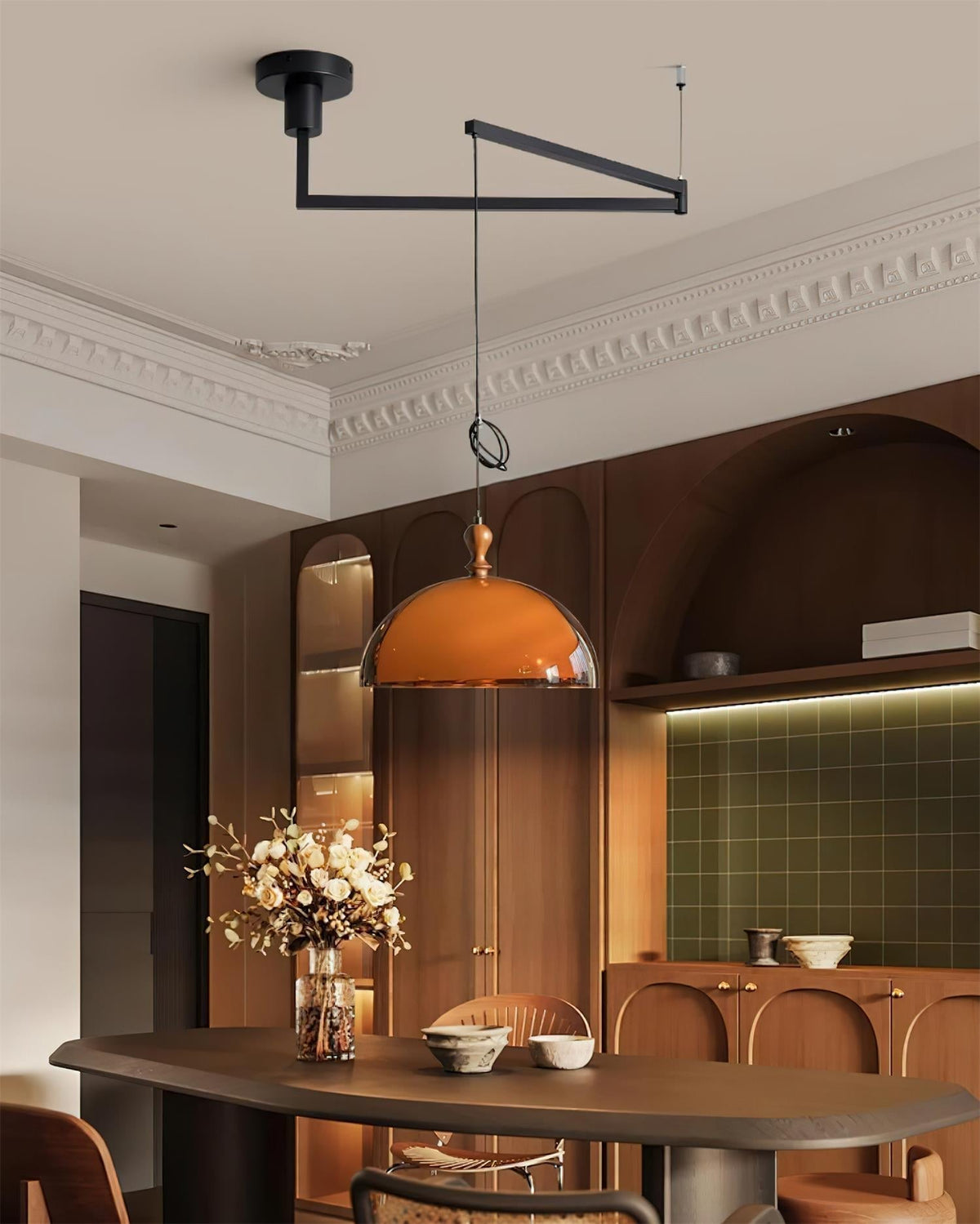Maribel Swing Arm Hanglamp