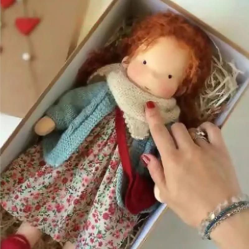 Selina – Handgemaakte Katoenen Waldorf-pop voor creatief spel