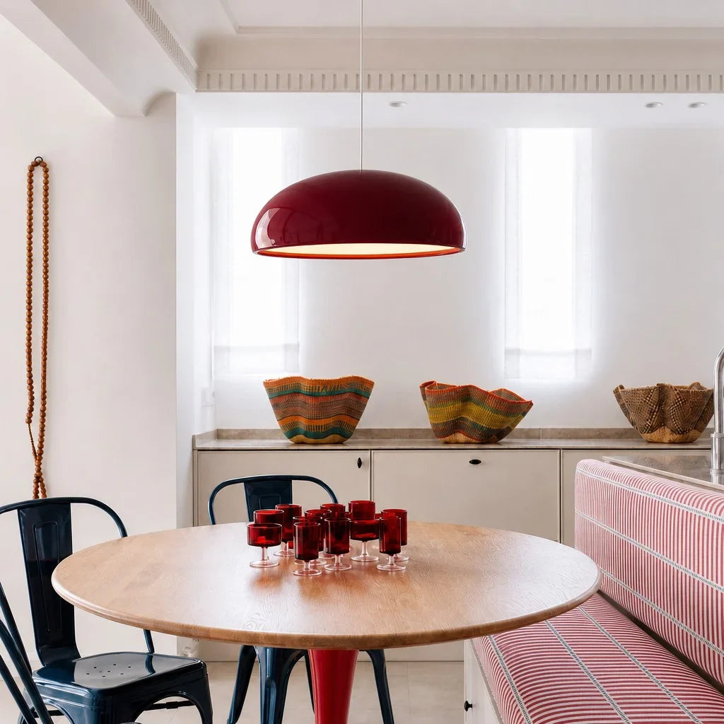 Elyndraea Nordic Bauhaus Metalen Kom Hanglamp