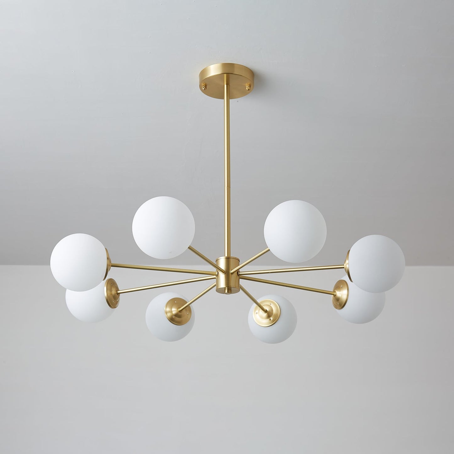 Lustra Lustre Elysium Messing Gelaagde Bollen