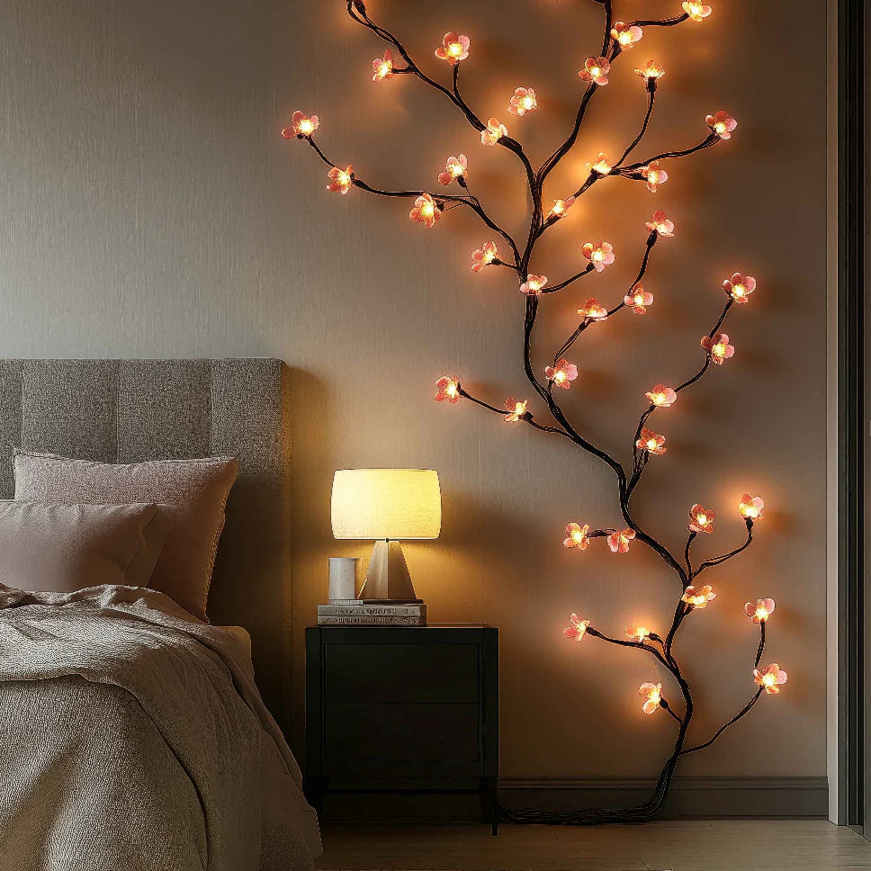 Kersenbloesem LED Wandlamp