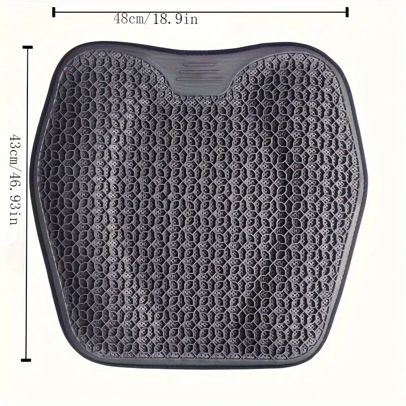 Ergonomisch Gel-Zitkussen – Ademend Drukverlichting voor Kantoor, Auto & Thuis
