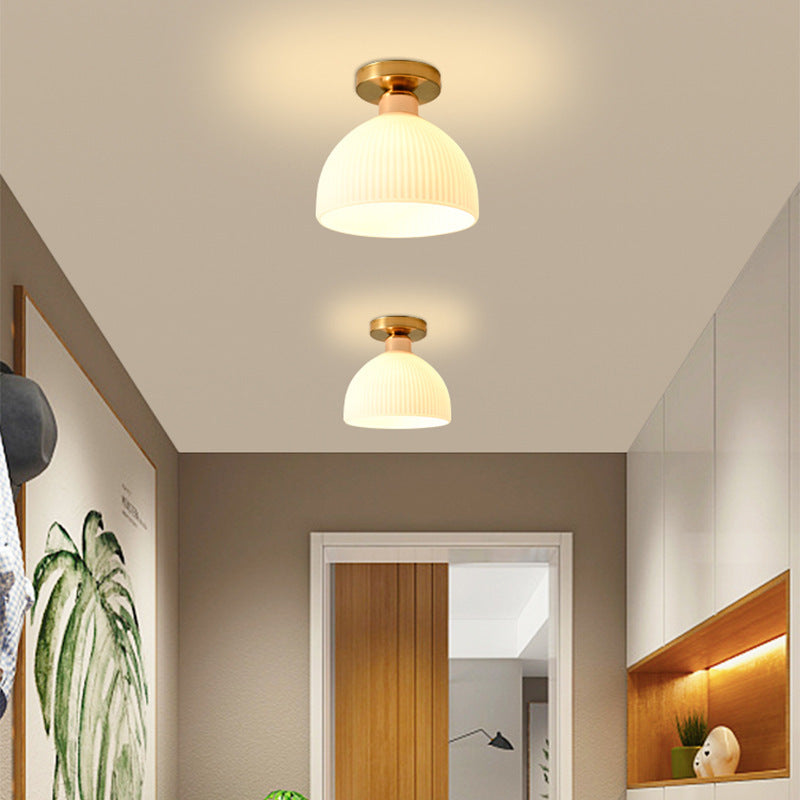 LumaDome Moderne Plafondlamp van Melkglas | Elegante Ontwerp | Perfect voor Woonruimtes