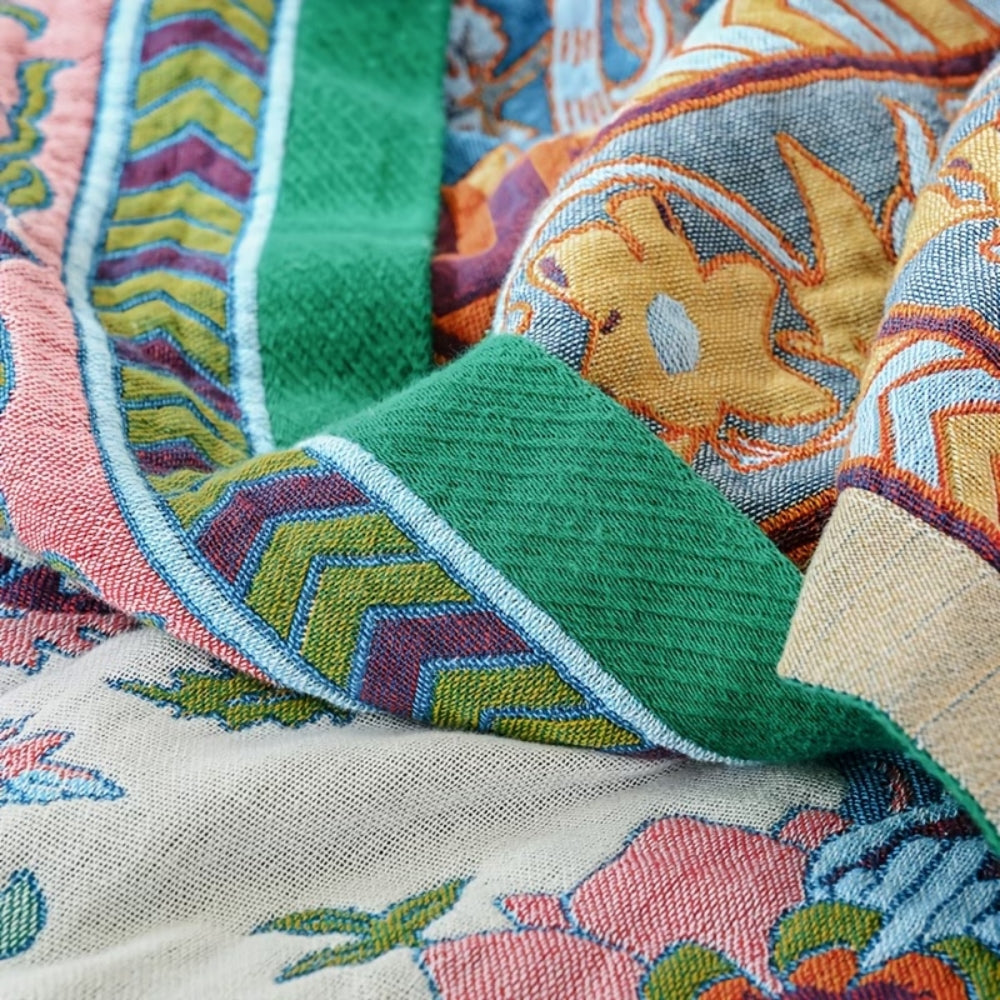 Europese Bloem Reversible Dekbed | 100% Katoenen Dekbed