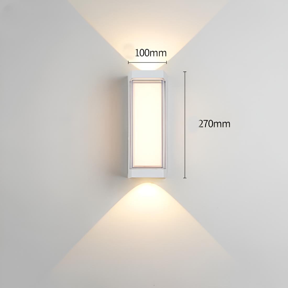 Nordic Up Down Acryl Waterdichte Minimalistische Buitenwandlamp
