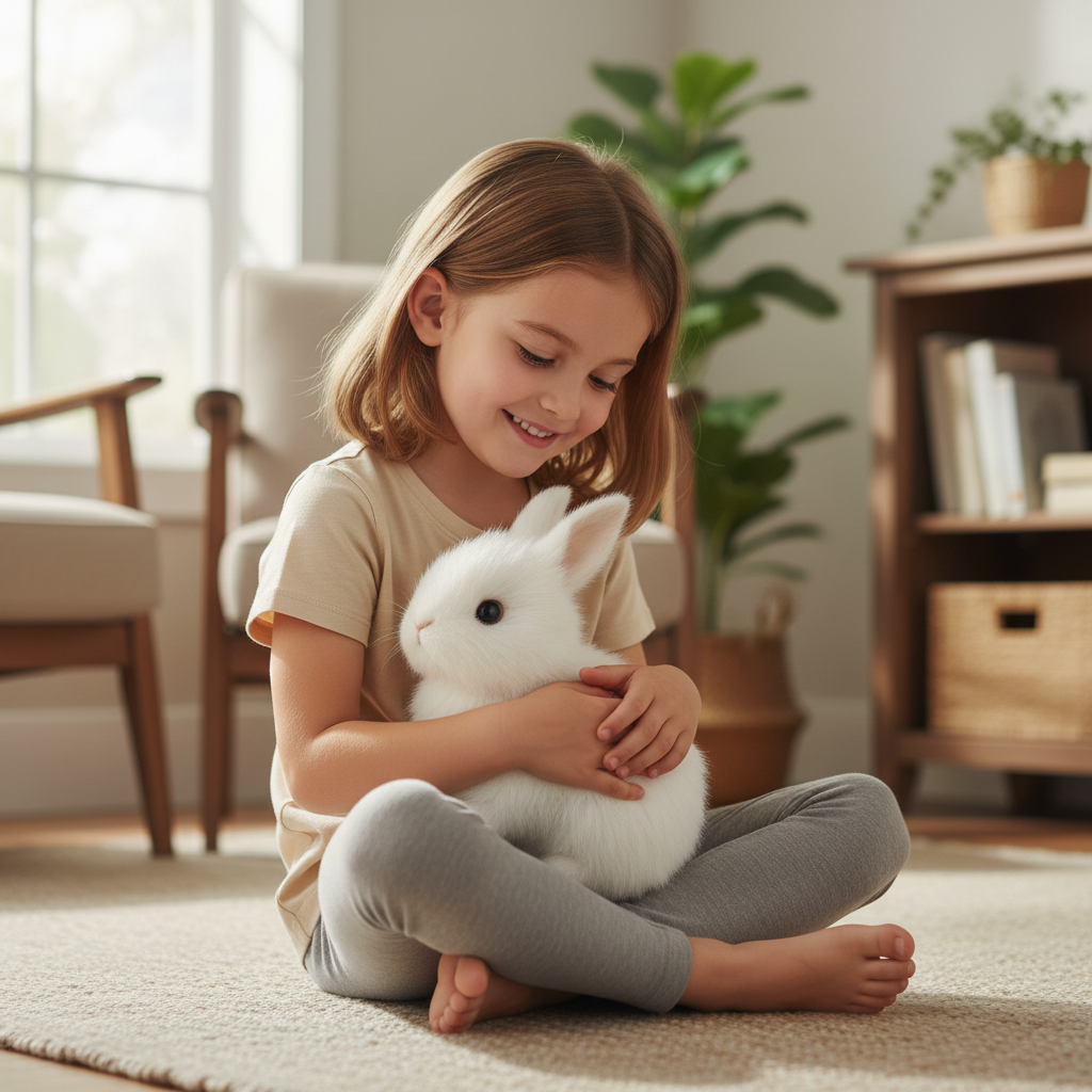 BunnyLoom Interactieve Pluche | Realistisch springend konijn speelgoed voor kinderen