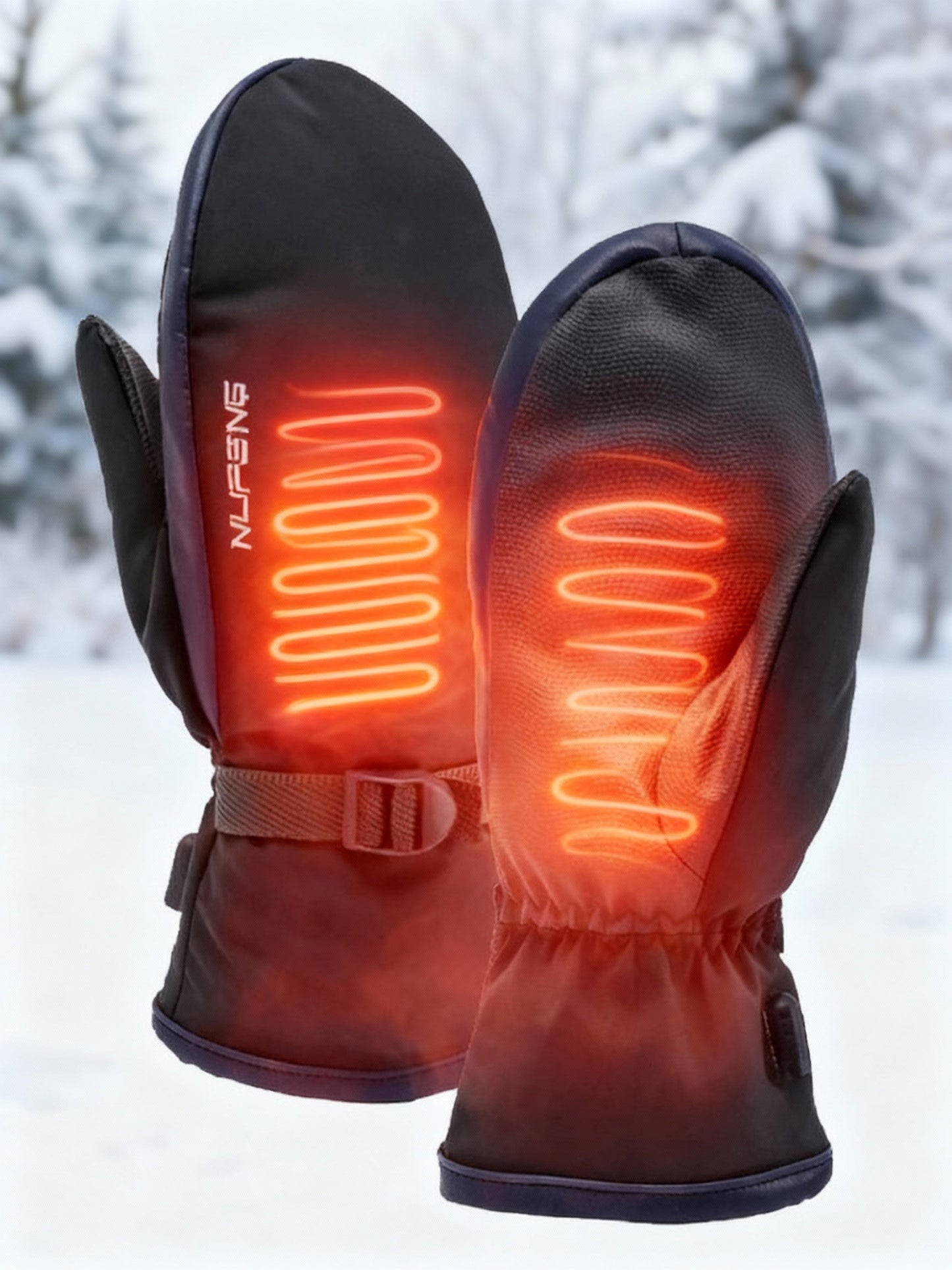 Elektrische Verwarmde Handschoenen | Dubbelzijdig, 10.000 mAh USB Oplaadbaar | Waterdicht voor Skiën & Motor