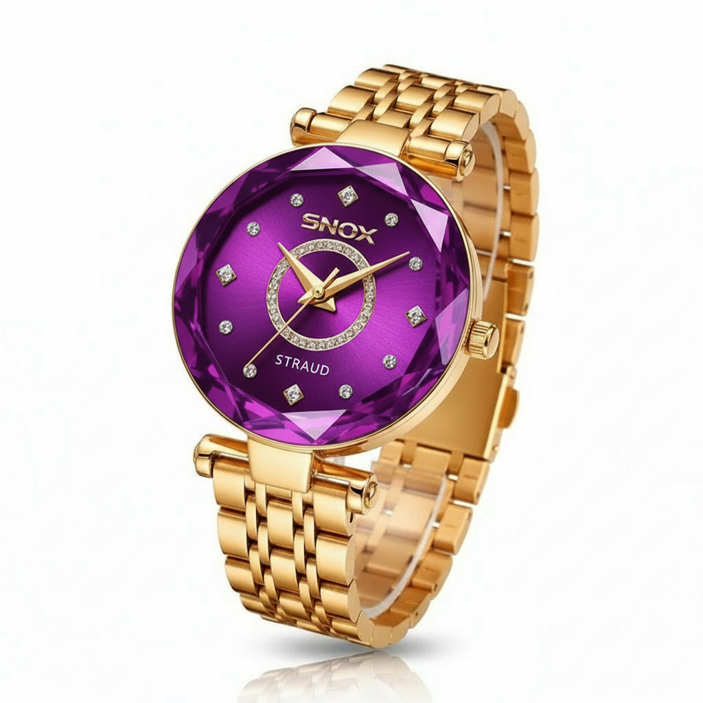 Sterren Vrouwen RVS Horloge