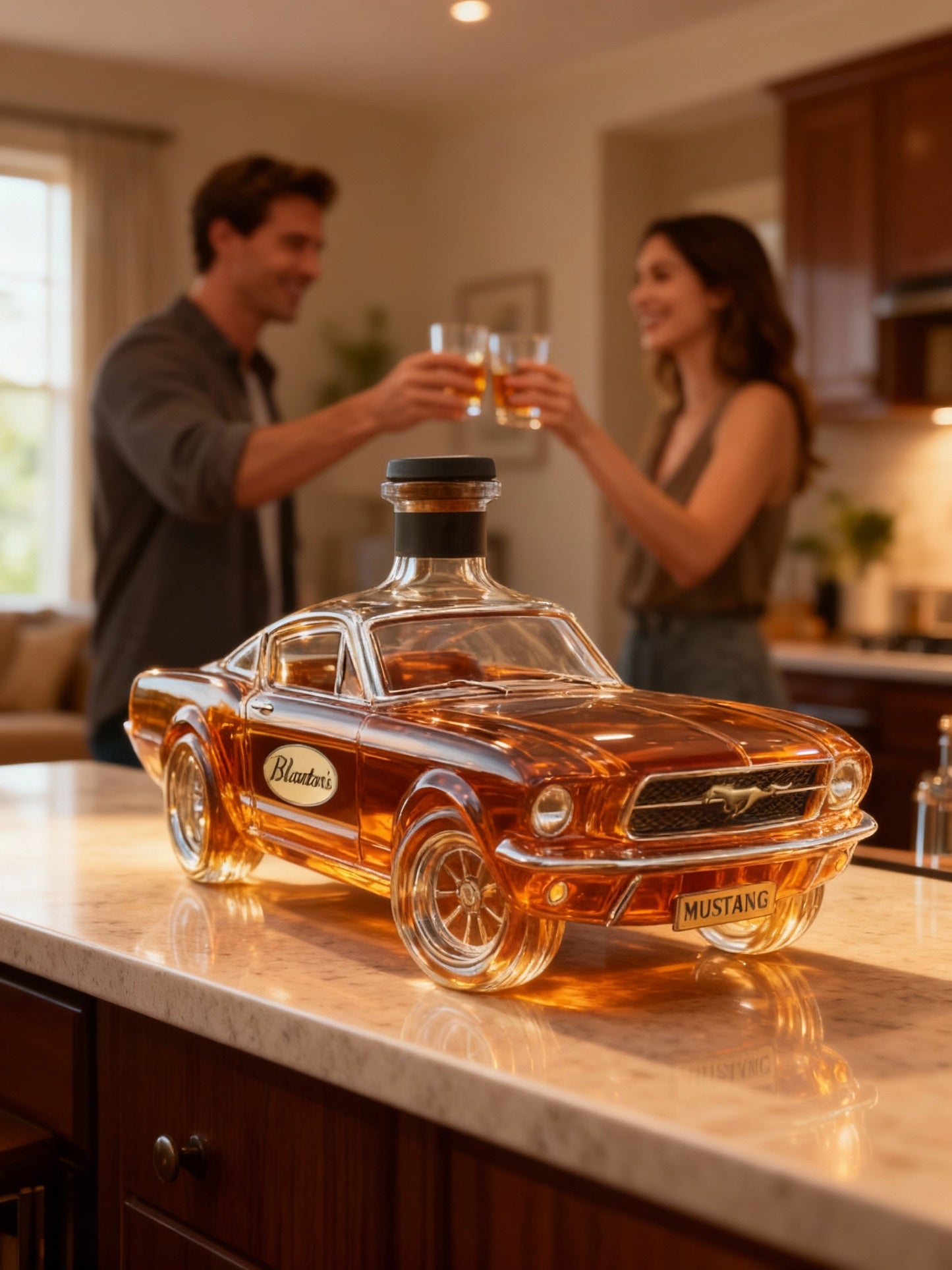Mustang Auto Vorm Whiskey Decanteur