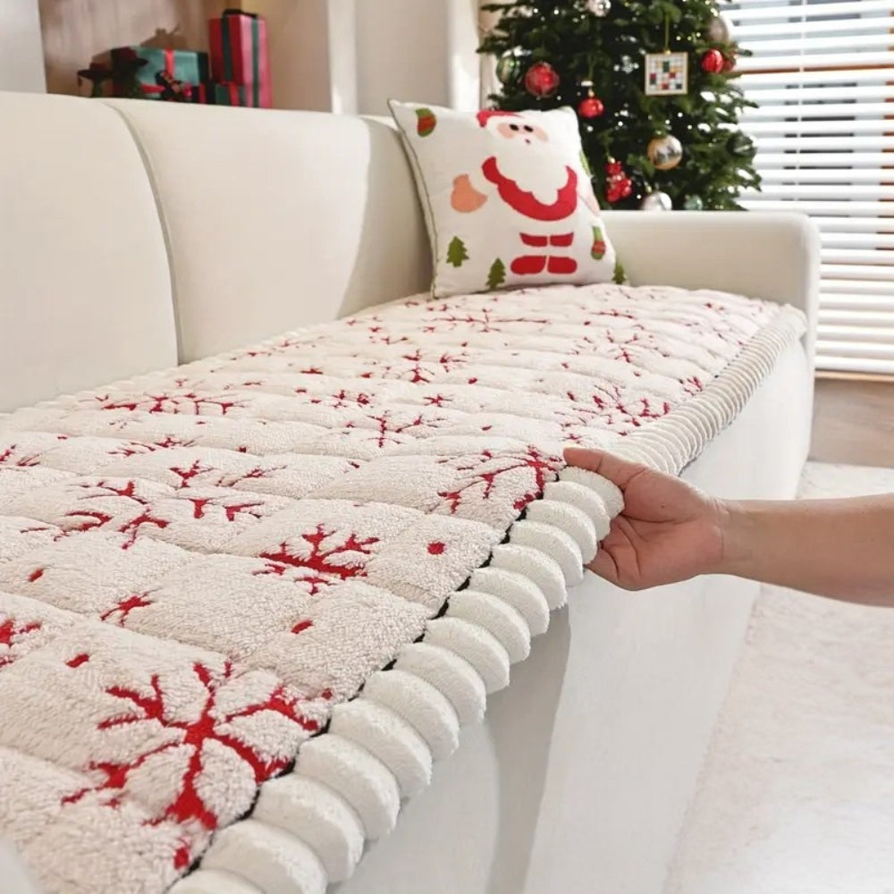 Feestelijke Winter Sofa Cover