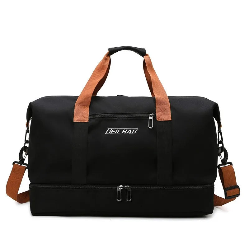 Fitness Sporttas | Reisbagage met Schoencompartiment en Vocht/Droog Scheiding