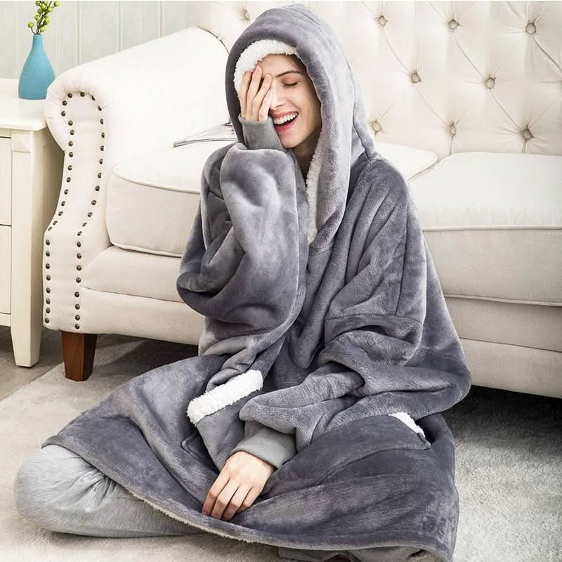 SNUGGOVA – Fleece Hoodie-Deken voor ultiem comfort