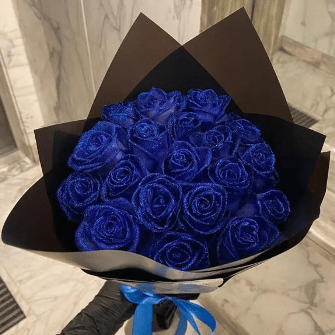 Rosalune Eeuwige Bloem Roos | Glittersroos voor romantische cadeaus en woondecoratie