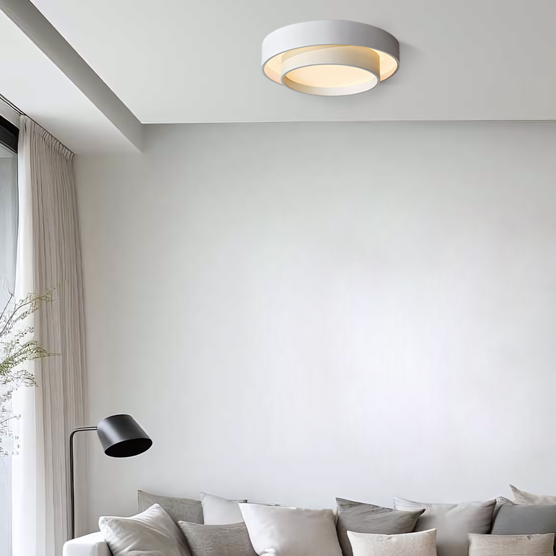 Flint Disc Plafondlamp
