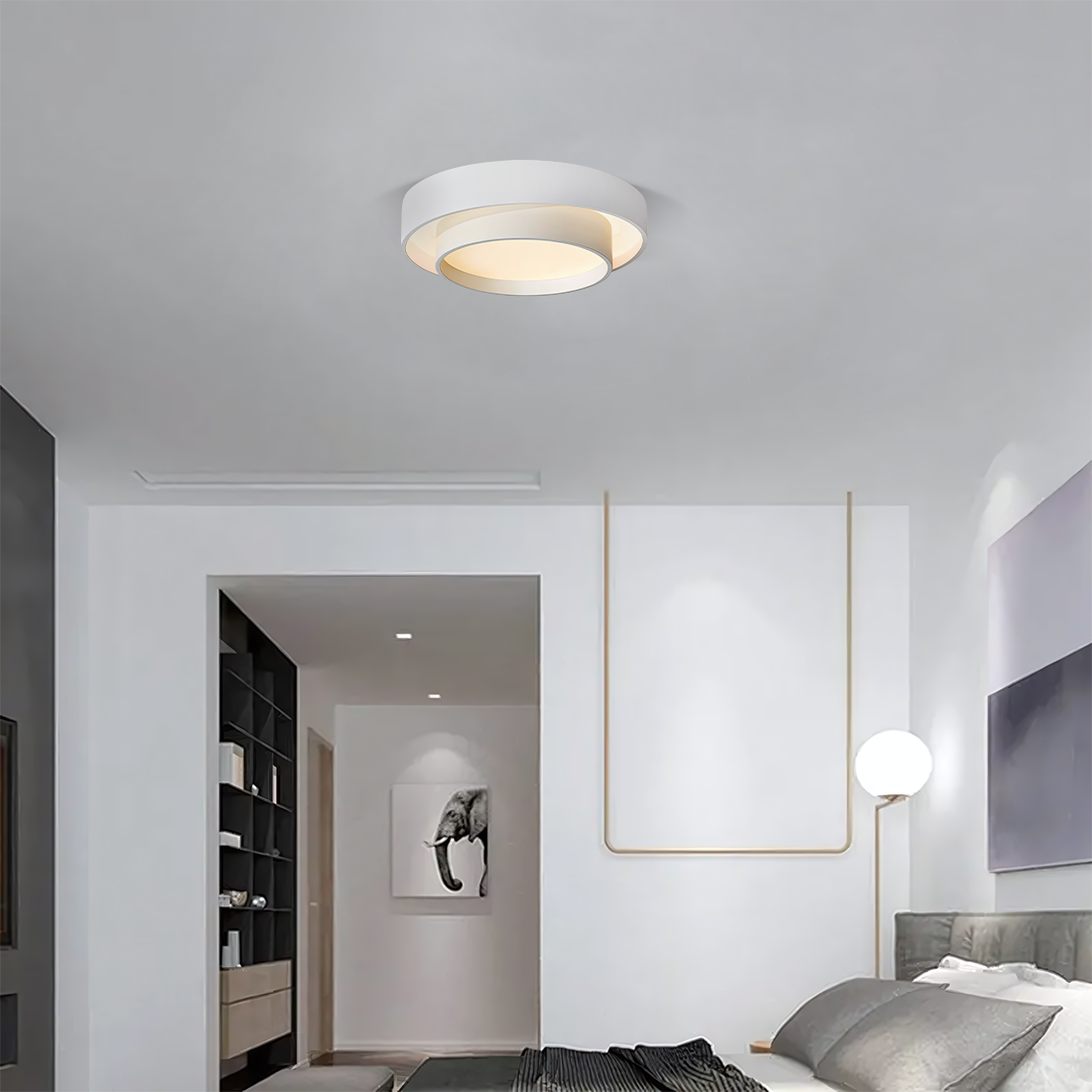 Flint Disc Plafondlamp