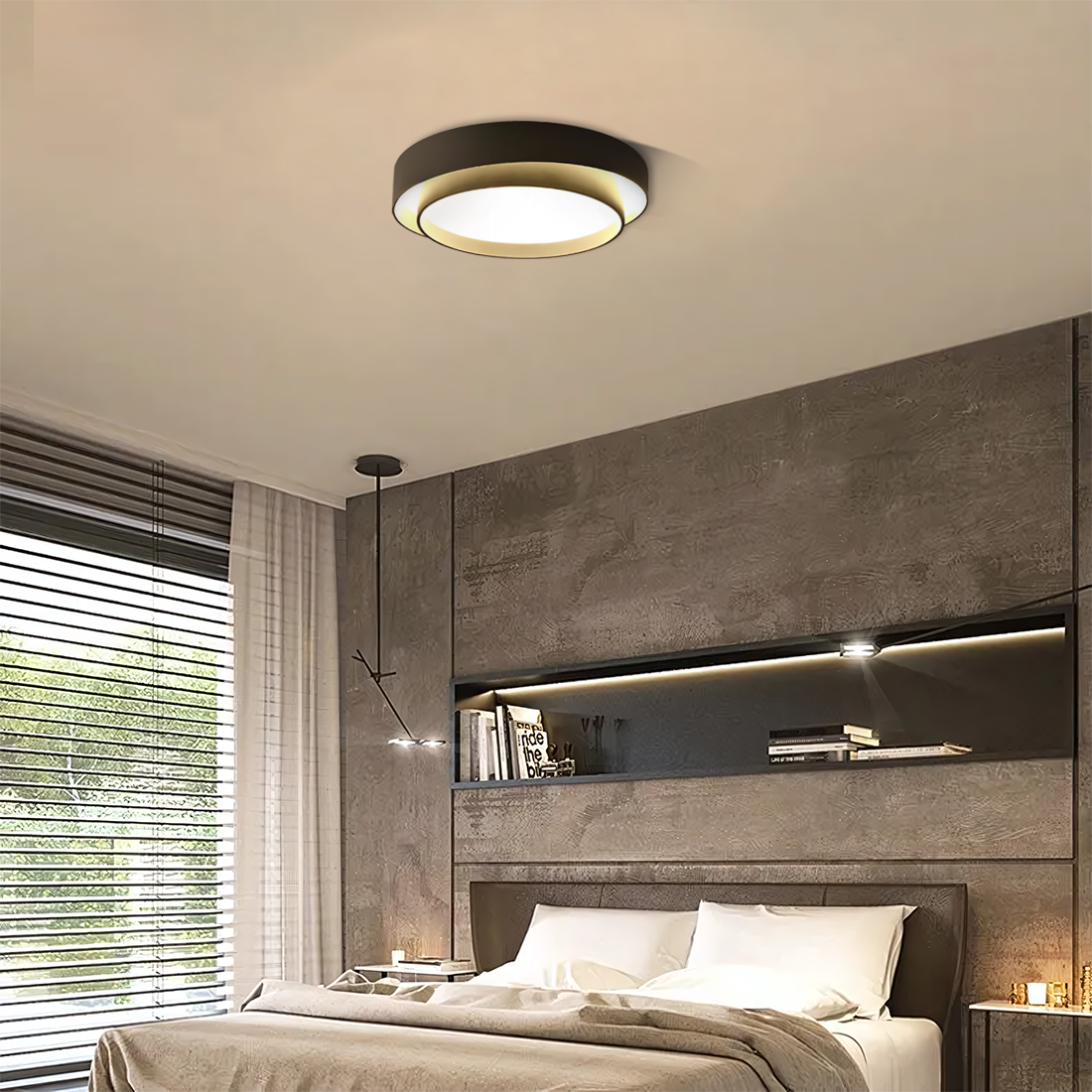 Flint Disc Plafondlamp