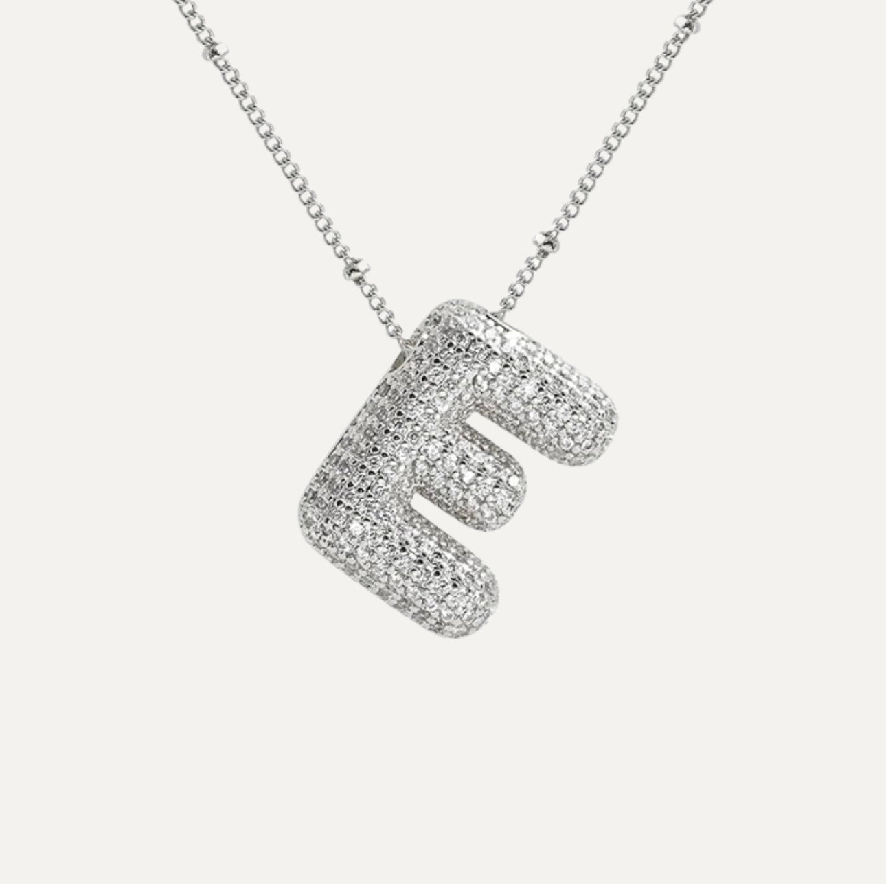 Diamanten Ketting met Letter