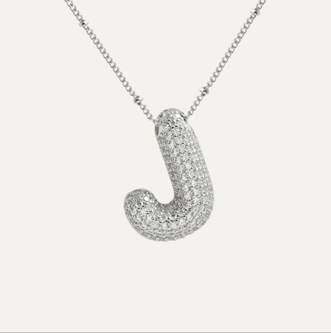Diamanten Ketting met Letter