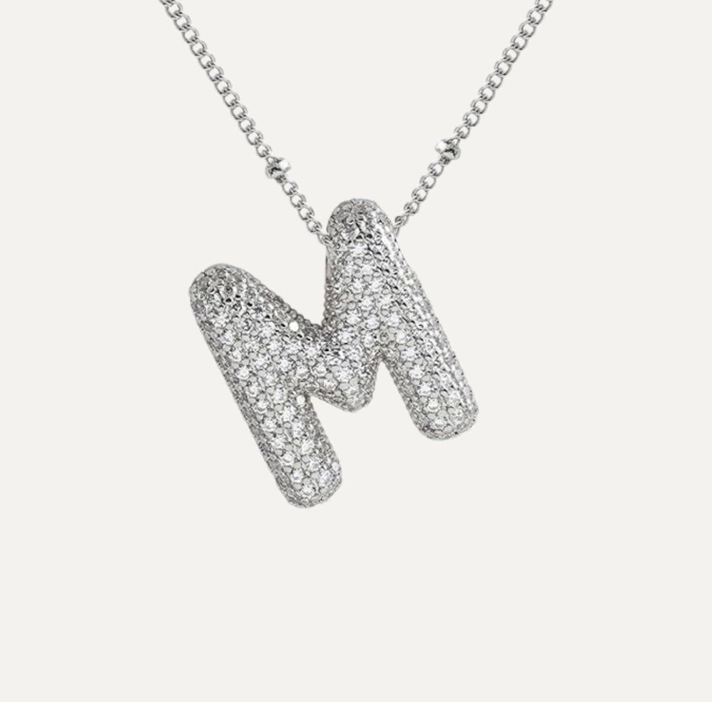 Diamanten Ketting met Letter