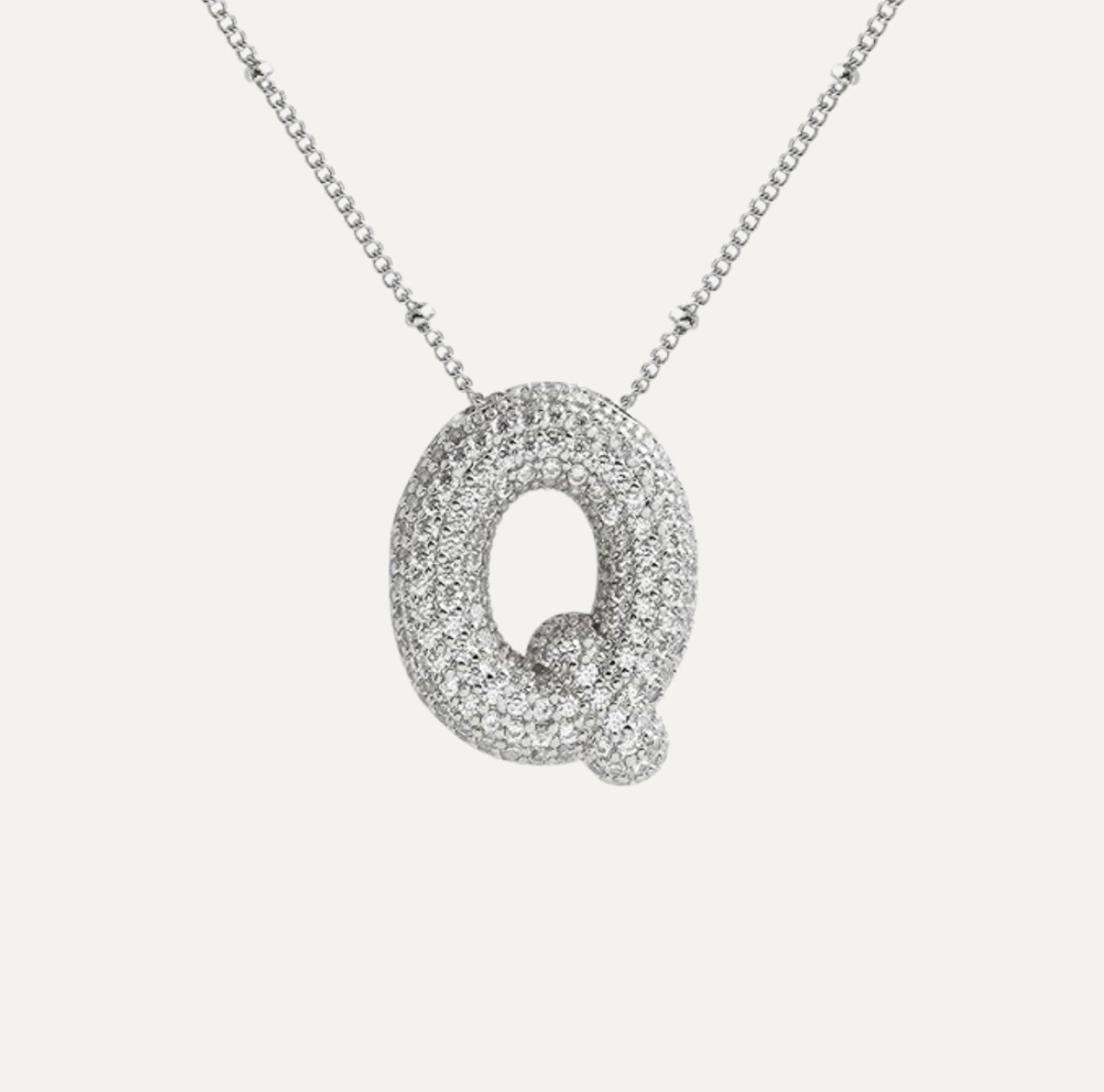 Diamanten Ketting met Letter