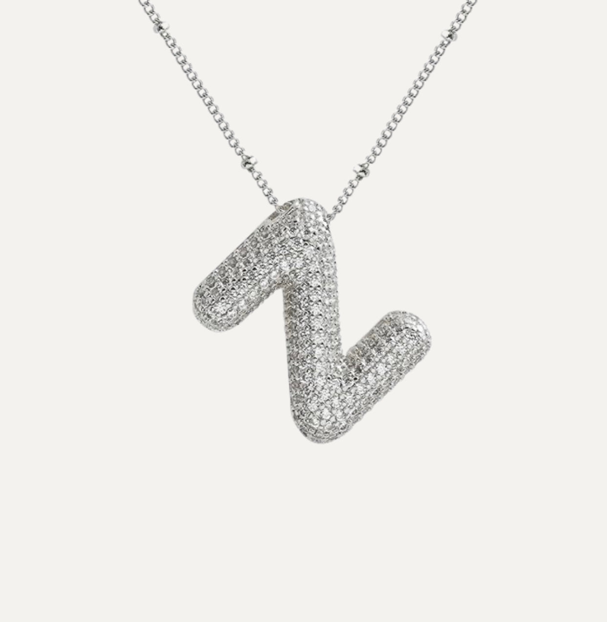 Diamanten Ketting met Letter